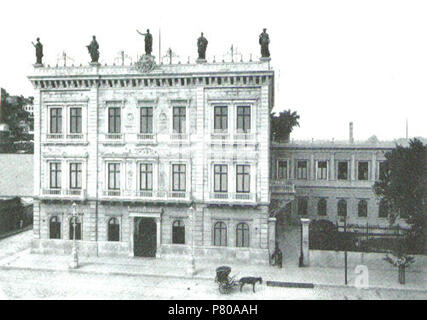 Anglais : Catete Palace, 1897, Rio de Janeiro, Brésil Español : Palacio de Catete, en 1897, Rio de Janeiro, Brasil . 1897 300 Palacio Catete-1897 Banque D'Images