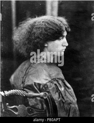 Anglais : Jane Morris . L'été 1865 301 Parsons-john-r-jane-morris-posés par Dante Gabriel Rossetti---1865-3 Banque D'Images