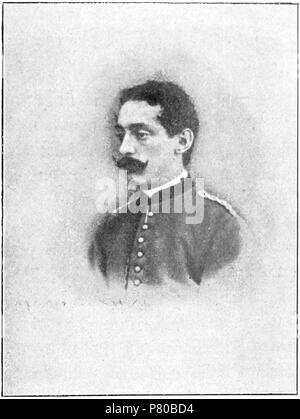 Anglais : l'image du livre : Leopoldo Pullè, Patria Esercito Re Ulrico Hoepli, Milan, 1908. Italiano : 'Marchese Nob. Gianfranco Litta Modignani'. Immagine dal libro : Leopoldo Pullè, Patria Esercito Re Ulrico Hoepli, Milano, 1908, p. 77. Avant 1908 303 Patria Esercito re p095b Banque D'Images