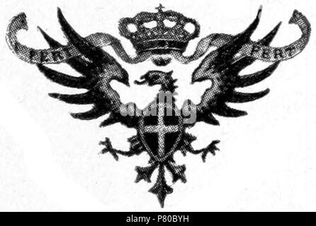 Anglais : l'image du livre : Leopoldo Pullè, Patria Esercito Re Ulrico Hoepli, Milan, 1908. Italiano : Immagine dal libro : Leopoldo Pullè, Patria Esercito Re Ulrico Hoepli, Milano, 1908. Avant 1908 304 Patria Esercito Re pxx6 Banque D'Images