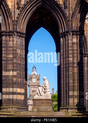 Scott Monument, Édimbourg Banque D'Images