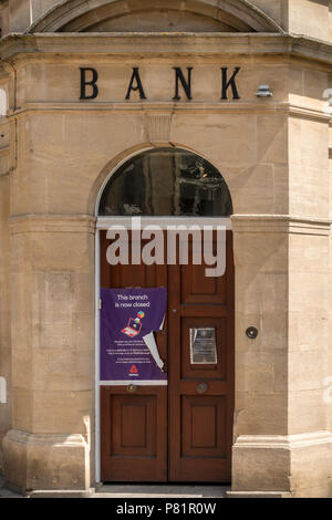 Fermé National Westminster Bank (Nat West bank) Haut de Stamford Street Branch Banque D'Images