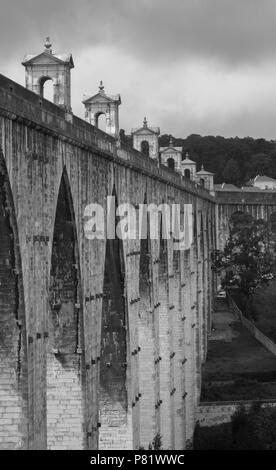 Lisbonne, Portugal, aqueduc Aqueduto das Águas Livres Banque D'Images