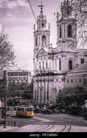 Lisbonne, Portugal, Basílica da Estrela Banque D'Images