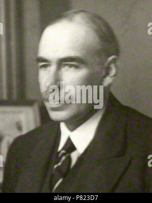 John Maynard Keynes, 1er baron Keynes de Tilton ; . 249 1920 Lopokova et Keynes 1920 cropped Banque D'Images