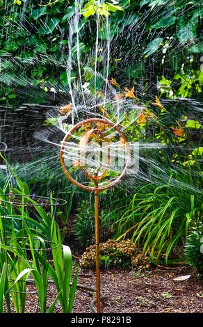 Tour de water Sprinkler Banque D'Images