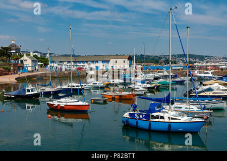 Paignton Devon, Angleterre, 06 juillet 2018 bateaux dans le port Banque D'Images