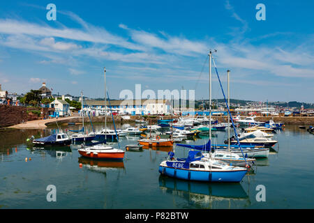 Paignton Devon, Angleterre, 06 juillet 2018 bateaux dans le port Banque D'Images