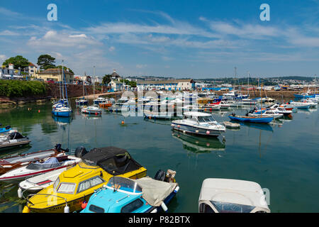 Paignton Devon, Angleterre, 06 juillet 2018 bateaux dans le port Banque D'Images