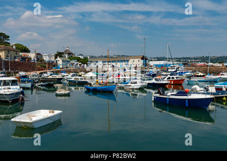 Paignton Devon, Angleterre, 06 juillet 2018 bateaux dans le port Banque D'Images