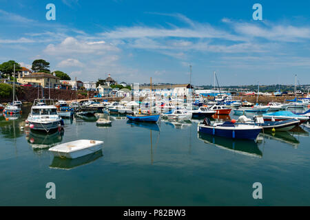 Paignton Devon, Angleterre, 06 juillet 2018 bateaux dans le port Banque D'Images