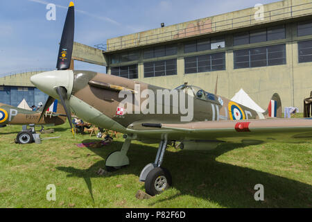 Supermarine Spitfire de la Royal Air Force qui l'a utilisé comme fighter, pendant la seconde guerre mondiale. Banque D'Images