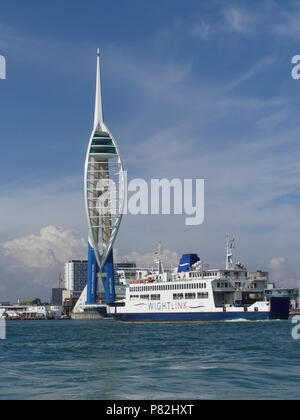 Unis tour Spinnaker dans le port de Portsmouth. Photo : Tony Gale Banque D'Images