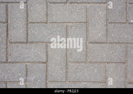 Tuile béton gris au rez-de chaussée chemin abstract pattern texture background Banque D'Images