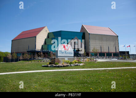 23 juin 2018- Saint John's, Terre-Neuve - Les archives publiques, restaurant et musée dans les chambres Banque D'Images