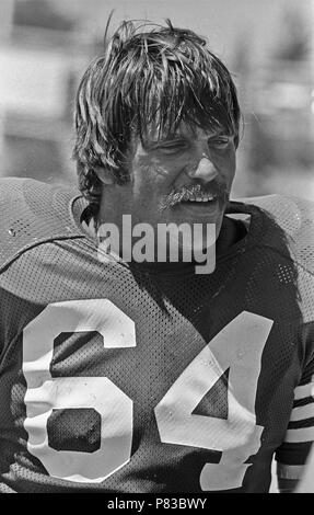 Rocklin, Californie, USA. 3e août 1982. San Francisco 49ers training camp le 3 août 1982 à Sierra College, Rocklin, en Californie. San Francisco 49ers linebacker Jack Lee Reynolds Crédit : Al Golub/ZUMA/Alamy Fil Live News Banque D'Images