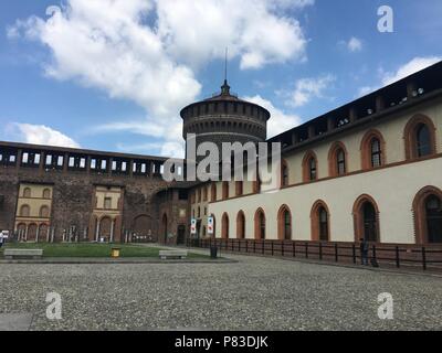 Milan, Milan, Italie. 09 juillet 2018. D'architecture à Milan, Italie. Crédit : SIPA Asie/ZUMA/Alamy Fil Live News Banque D'Images