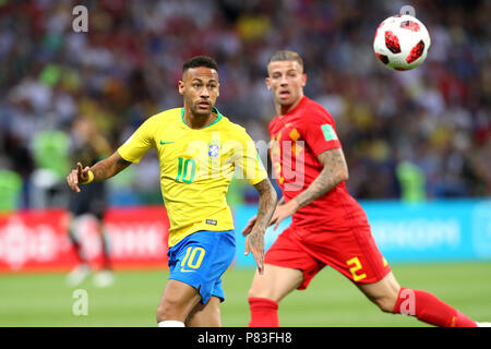 Arène de Kazan, Kazan, Russie. 6 juillet, 2018. Neymar (BRA), 6 juillet 2018 - Football/soccer : la Russie Coupe du Monde 2018 match de quart de finale entre le Brésil - Belgique à Kazan, Kazan, Russie. Credit : Yohei Osada/AFLO SPORT/Alamy Live News Banque D'Images