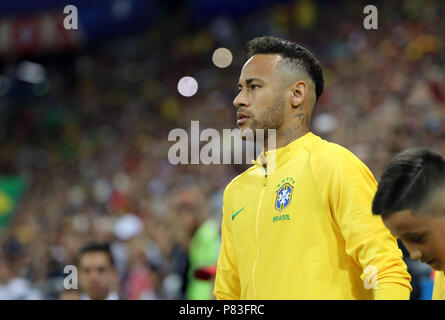 Kazan, Russie. 6 juillet, 2018. Neymar (BRA) Football/soccer : la Russie Coupe du Monde 2018 match quart de finale entre le Brésil 1-2 Belgique à Kazan Arena de Kazan, Russie . Credit : AFLO/Alamy Live News Banque D'Images