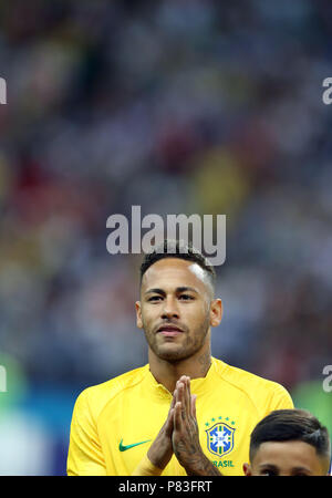 Kazan, Russie. 6 juillet, 2018. Neymar (BRA) Football/soccer : la Russie Coupe du Monde 2018 match quart de finale entre le Brésil 1-2 Belgique à Kazan Arena de Kazan, Russie . Credit : AFLO/Alamy Live News Banque D'Images