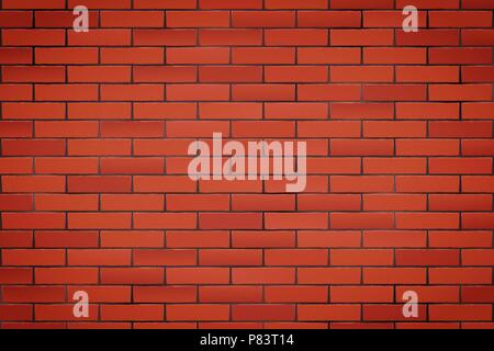 La texture du mur de brique rouge libre Illustration de Vecteur