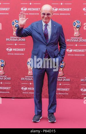 Mediaset présentent leur équipe de la Coupe du Monde FIFA 2018 à Milan, Italie. En vedette : Arrigo Sacchi Où : Milan, Lombardie, Italie Quand : 07 Juin 2018 Crédit : IPA/WENN.com **Uniquement disponible pour publication au Royaume-Uni, USA, Allemagne, Autriche, Suisse** Banque D'Images