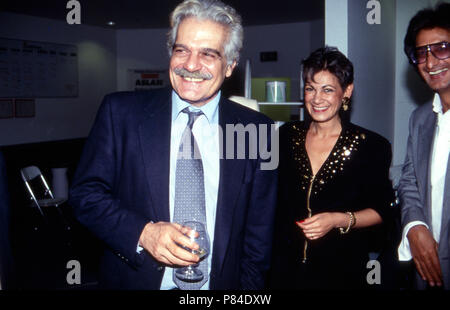 Omar Sharif, ägyptischer und internationaler Acteurs et actrices, ca. Fin des années 1980 er Jahre. Omar Sharif, acteur égyptien et international, ca. fin des années 80. Banque D'Images