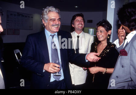 Omar Sharif, ägyptischer und internationaler Acteurs et actrices, ca. Fin des années 1980 er Jahre. Omar Sharif, acteur égyptien et international, ca. fin des années 80. Banque D'Images