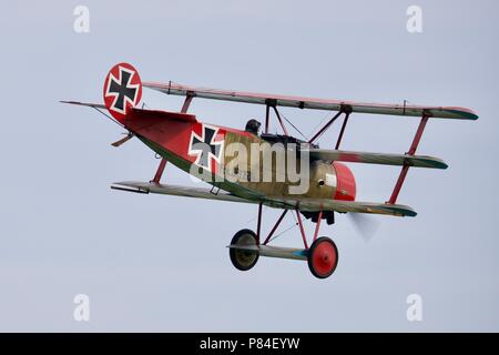 Fokker DR1 triplan de Banque D'Images