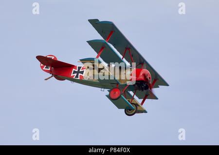 Fokker DR1 triplan de Banque D'Images