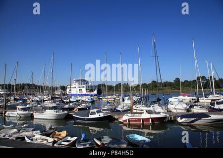 Rivière Lymington, Lymington, Hampshire, Royaume-Uni Banque D'Images