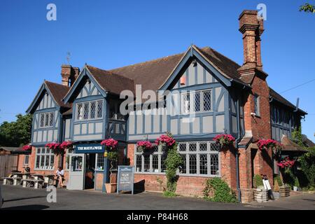 Le Mayflower pub Lymington Hampshire UK 2018 Banque D'Images