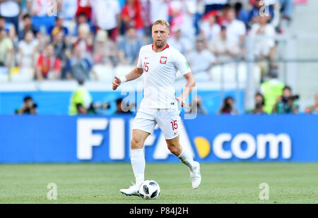 VOLGOGRAD, Russie - le 28 juin : Kamil Glik de Pologne en action pendant la Coupe du Monde FIFA 2018 Russie groupe H match entre le Japon et la Pologne à Volgograd Arena le 28 juin 2018 à Volgograd, Russie. (Photo de Lukasz Laskowski/PressFocus/MO Media/) Banque D'Images