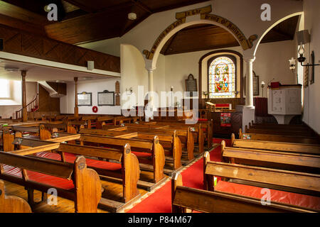 Royaume-uni, Irlande du Nord, Co Antrim Ballintoy, 1817, Église de l'intérieur de l'Irlande Banque D'Images