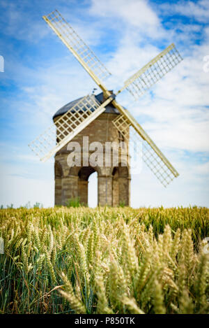 Moulin à Vent de Chesterton sur un jour étés dans le Warwickshire, Royaume-Uni Banque D'Images