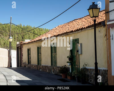 Tenerife, Îles Canaries - Vilaflor. Maison ancienne. Banque D'Images