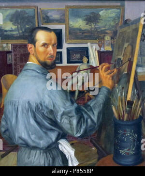 Yakovlev Aleksandr Evgenevich - Self Portrait Banque D'Images