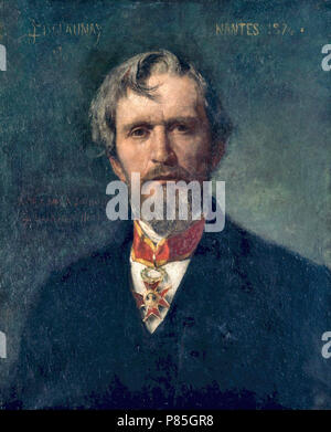 Jules Elie Delaunay - Portrait d'Alphée Dubois Banque D'Images