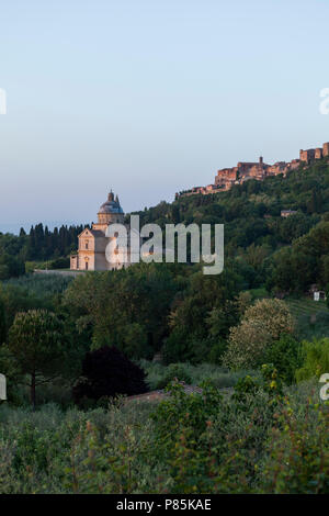 Montepulciano, Toscane, Italie Banque D'Images