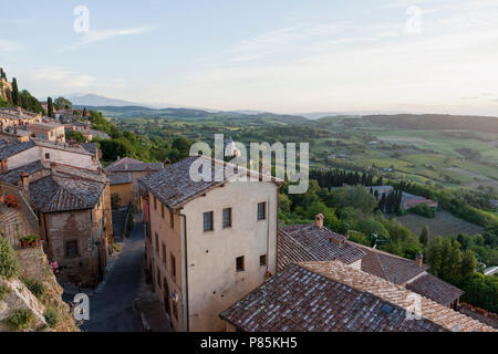 Montepulciano, Toscane, Italie Banque D'Images