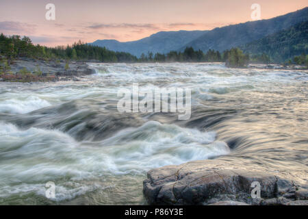 Otra rivier dans la rivière Otra, Setesdal Setesdal à Banque D'Images