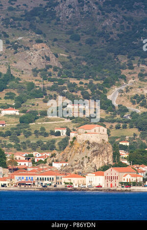 Petra op Lesbos ; Petra sur Lesbos Banque D'Images