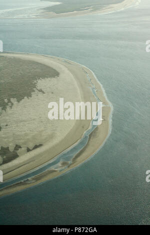 Luchtfoto van Hulst ; photo aérienne de Schiermonnikoog Banque D'Images