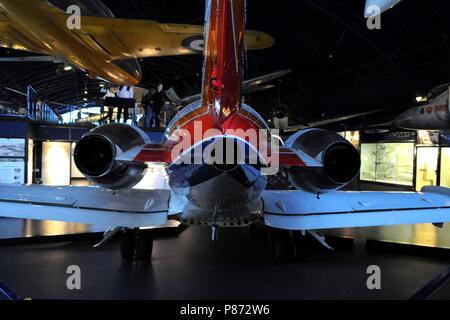 Hawker Siddeley HS.125 L'enregistrement de la série 1/522 G-ASSM dans Science Museum's Flight Gallery, Londres, Royaume-Uni. Banque D'Images