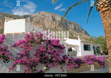 Casa Penyaparda la montagne Montgo Javea Alicante Espagne Espana UE Union Européenne Europe Banque D'Images