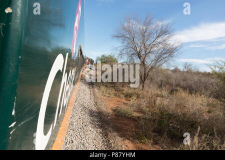 El Chepe, trains dans Copper Canyon, Mexique Banque D'Images