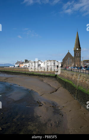 Maryport, sur la rivière Ellen'estuaire de la Solway Firth dans West Cumbria - fondée par la famille croc en tant que port pour expédier le charbon de leurs mines. Banque D'Images