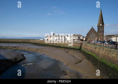 Maryport, sur la rivière Ellen'estuaire de la Solway Firth dans West Cumbria - fondée par la famille croc en tant que port pour expédier le charbon de leurs mines. Banque D'Images