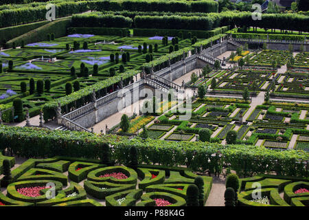 Villandry Villandry, le jardin, la vallée de la Loire, France Banque D'Images