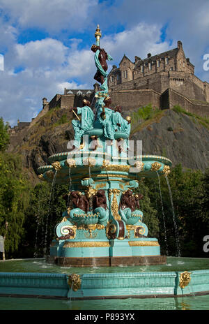 Ross Fontaine, West Princes Street Gardens, Édimbourg, Écosse, Royaume-Uni Banque D'Images